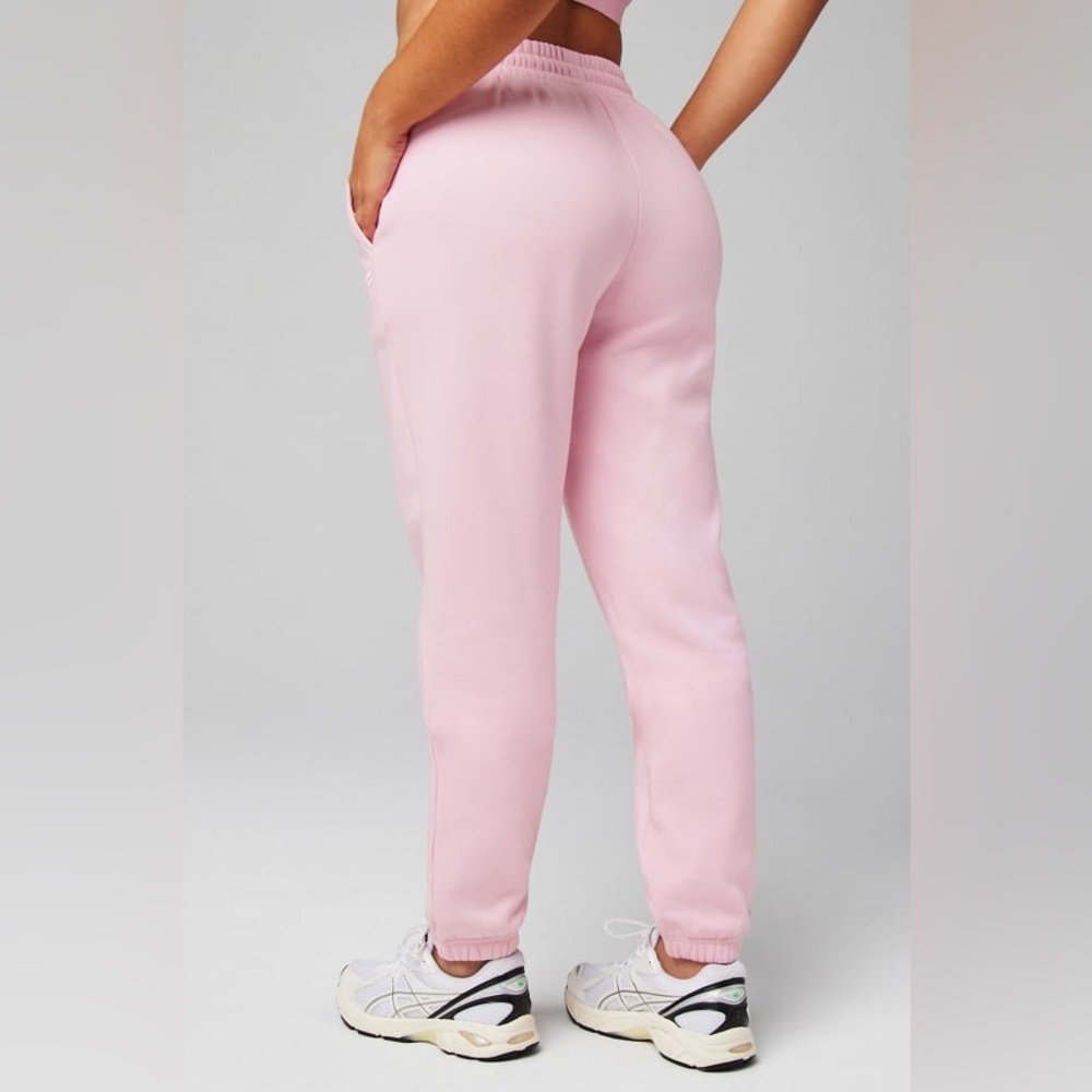 Fabletics Soft Pink Wide Leg Pants - Picture 2 of 5
